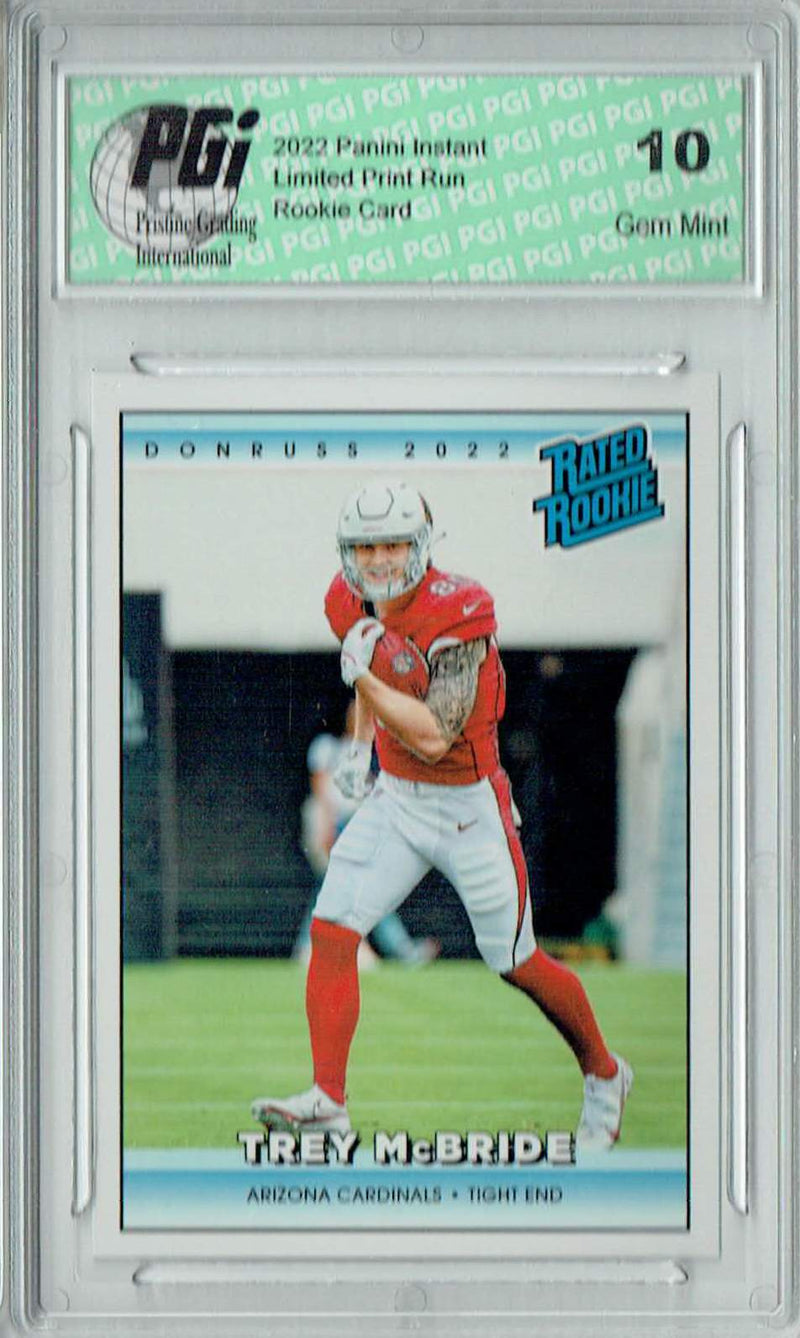 Trey McBride 2022 Donruss Rated Rookie #RR21 1/4094 Made! Rookie Card PGI 10
