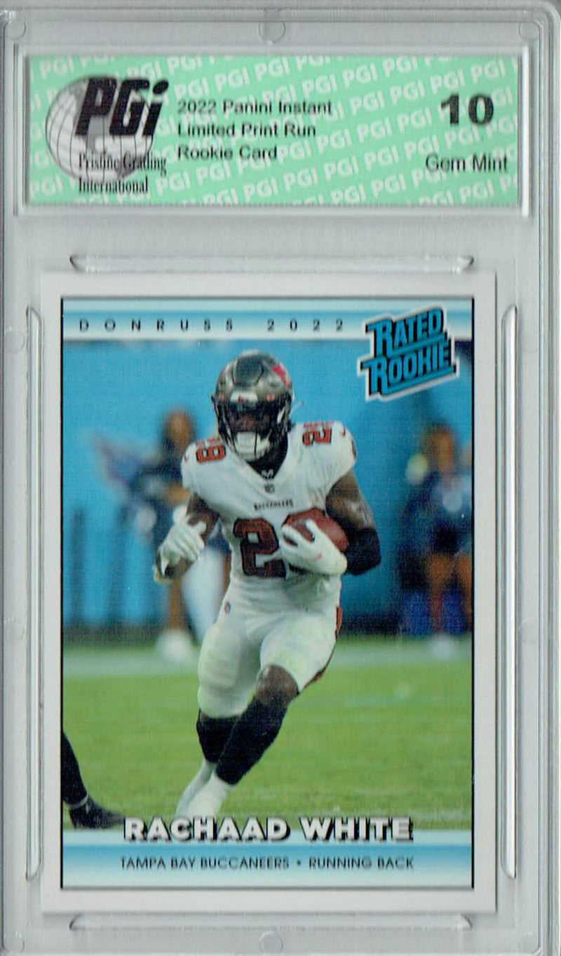 Rachaad White 2022 Donruss Rated Rookie #RR45 1/4094 Made! Rookie Card PGI 10