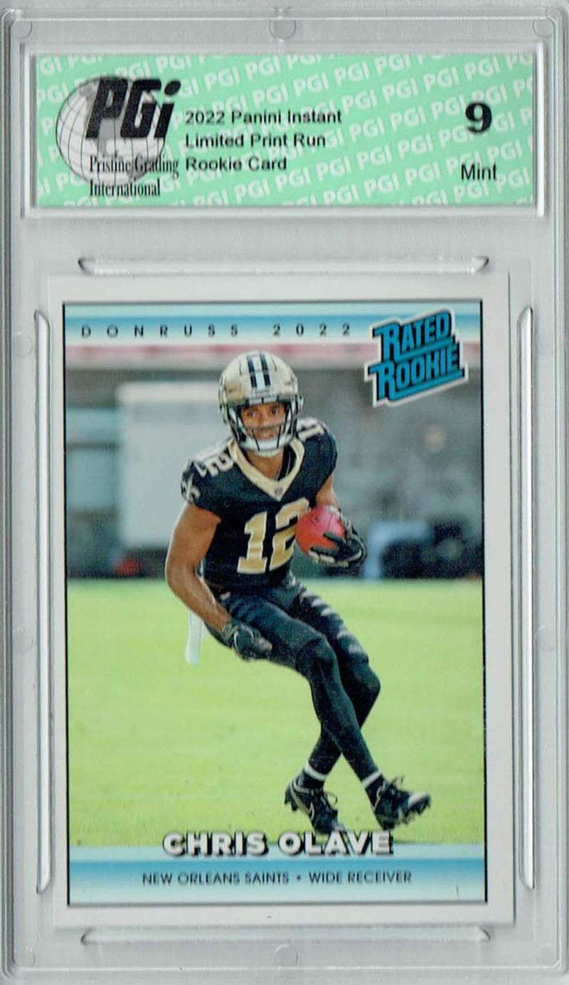 PGI 9 Chris Olave 2022 Donruss Rated Rookie #RR6 1/4094 Made! Retro Rookie Card