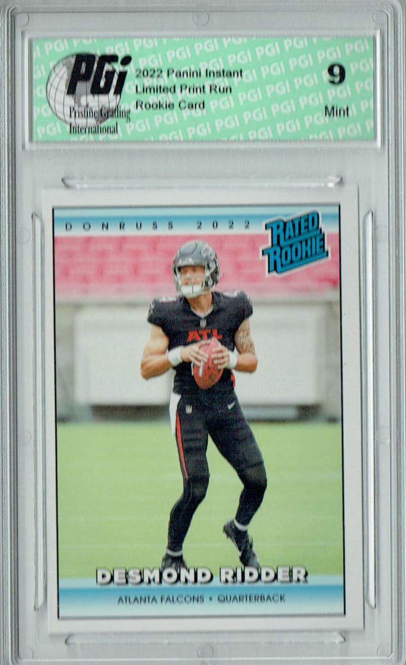 PGI 9 Desmond Ridder 2022 Donruss Rated Rookie #RR24 1/4094 Made! Retro Card
