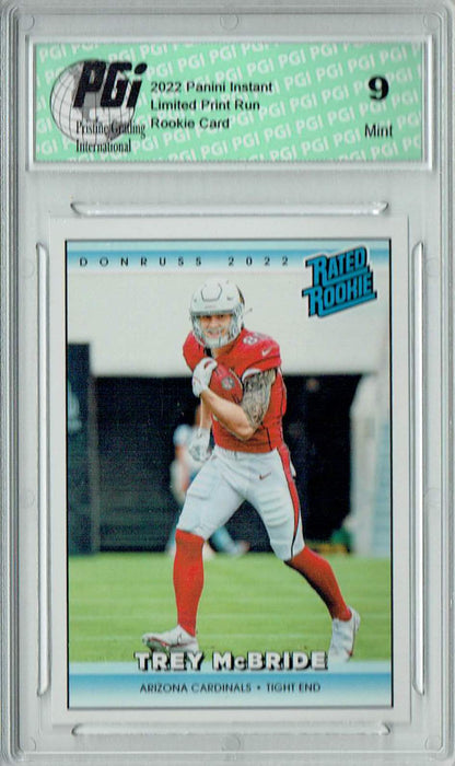 PGI 9 Trey McBride 2022 Donruss Rated Rookie #RR21 1/4094 Made Retro Rookie Card