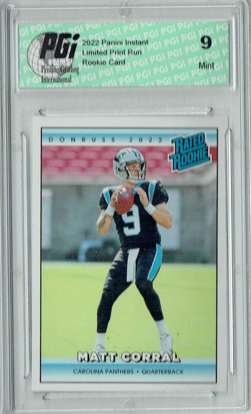 PGI 9 Matt Corral 2022 Donruss Rated Rookie #RR28 1/4094 Made! Retro Rookie Card