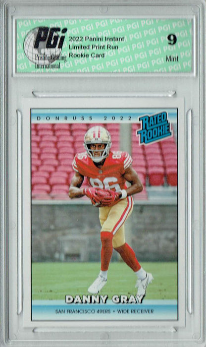PGI 9 Danny Gray 2022 Donruss Rated Rookie #RR31 1/4094 Made! Retro Rookie Card