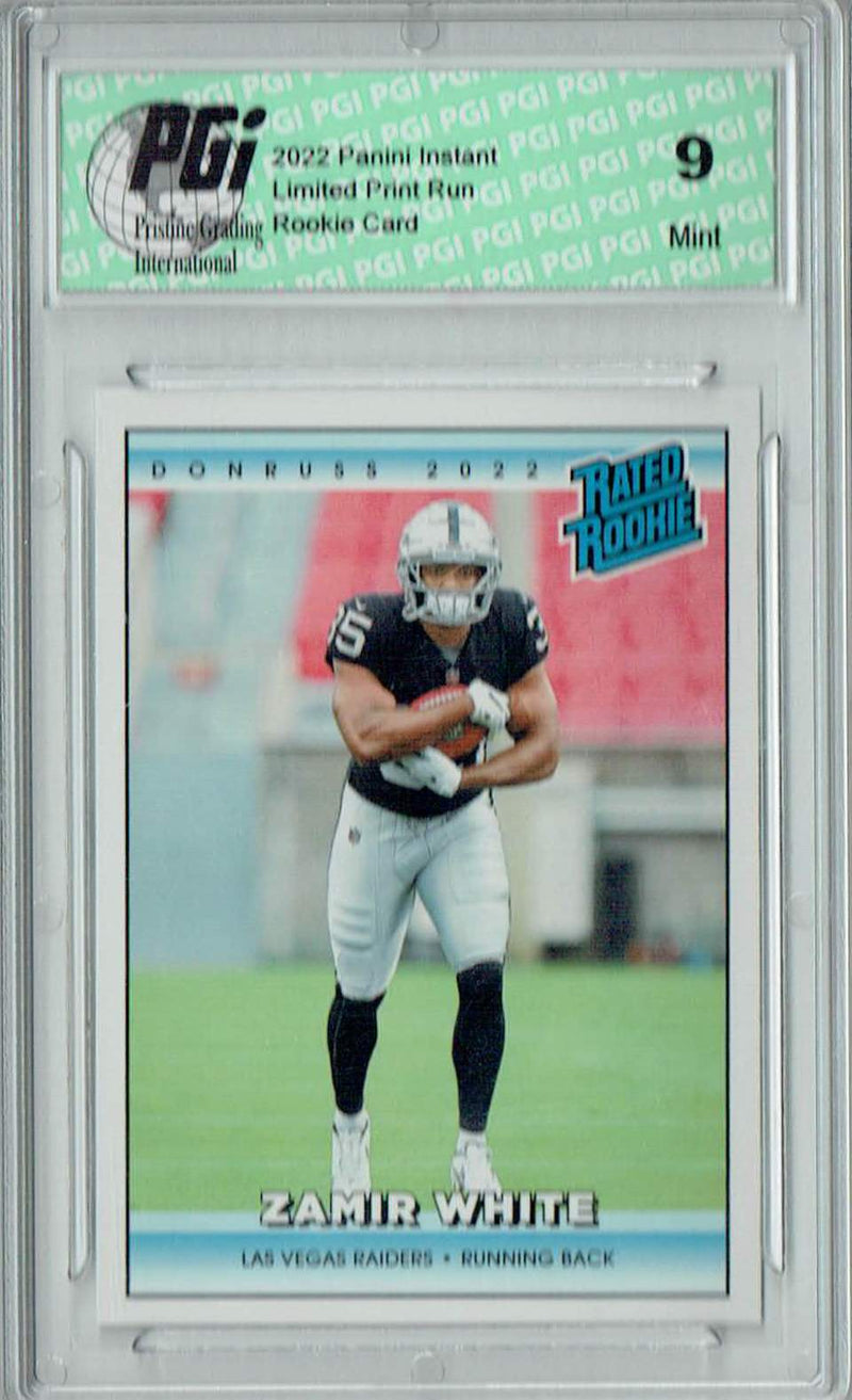 PGI 9 Zamir White 2022 Donruss Rated Rookie #RR33 1/4094 Made! Retro Rookie Card