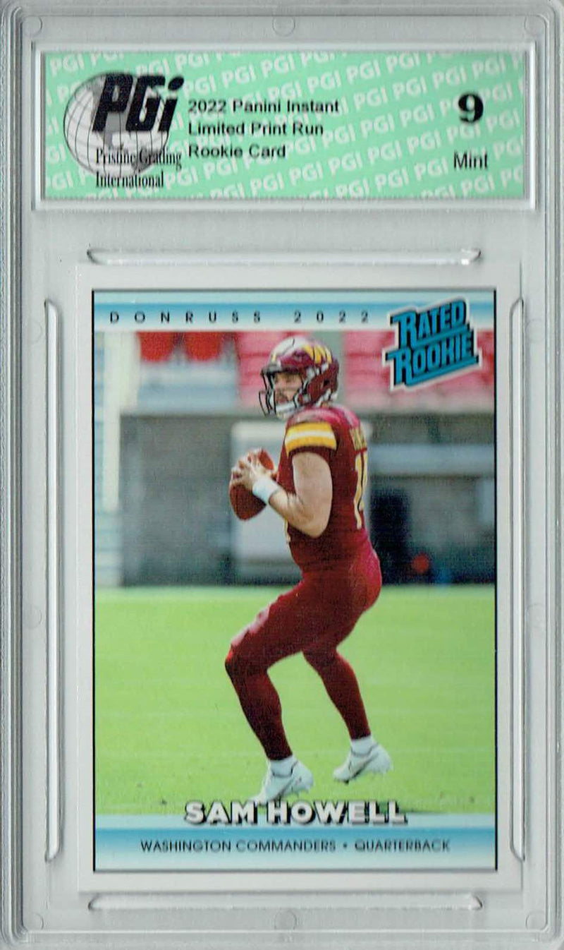 PGI 9 Sam Howell 2022 Donruss Rated Rookie #RR41 1/4094 Made! Retro Rookie Card