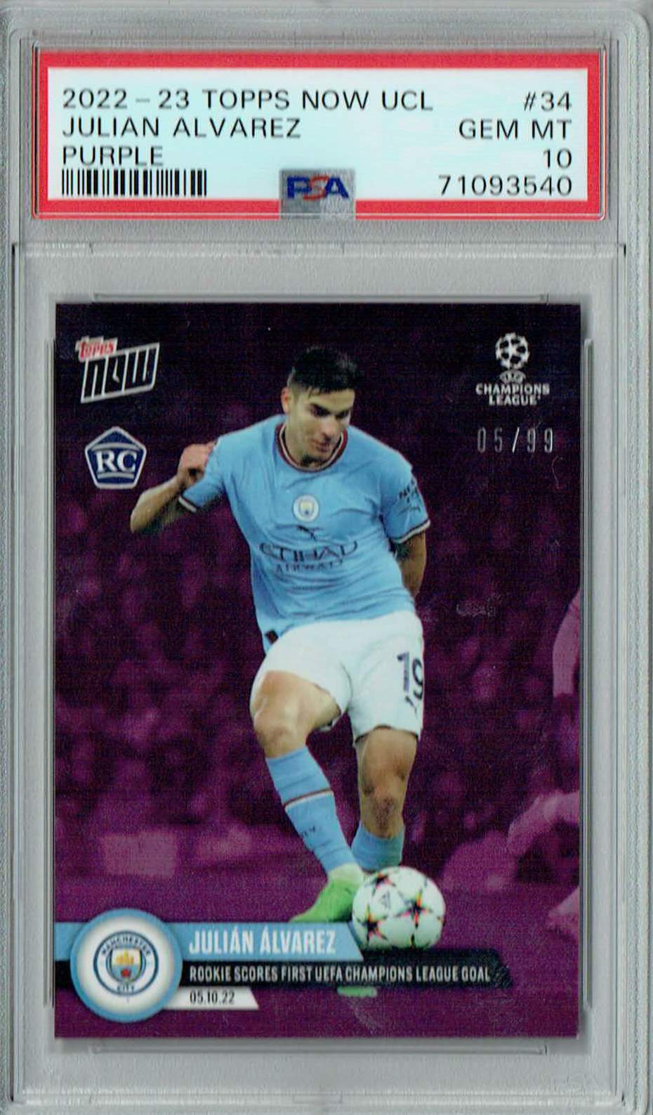 人気お買い得ヤフオク! - topps now card Julian Alvarez Manchester