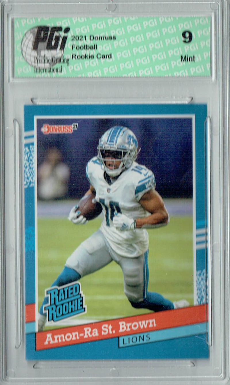 PGI 9 Amon-Ra St. Brown 2021 Panini Instant #BW29 1/2231 Rated Rookie Card