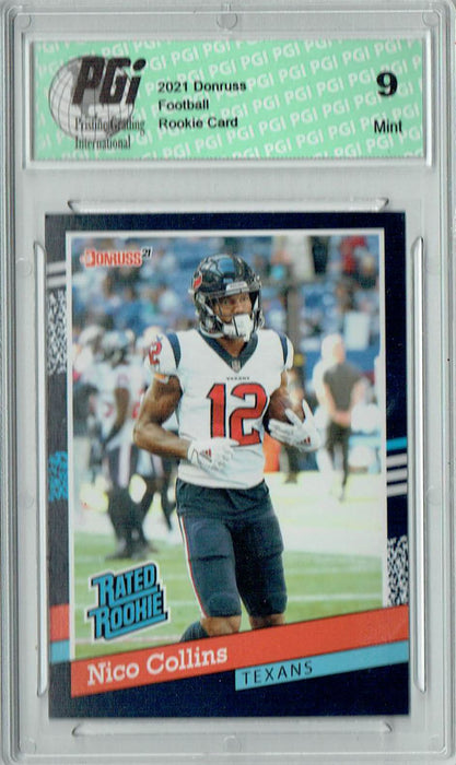 PGI 9 Nico Collins 2021 Panini Instant #BW26 1/2231 Rated Rookie Card