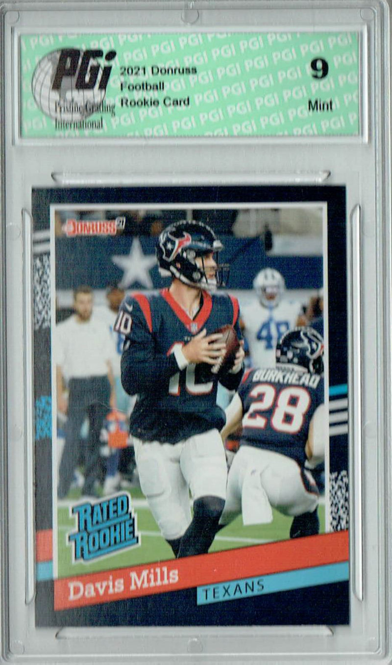 PGI 9 Davis Mills 2021 Panini Instant #BW22 1/2231 Rated Rookie Card