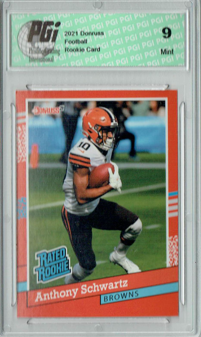PGI 9 Anthony Schwartz 2021 Panini Instant #BW27 1/2231 Rated Rookie Card
