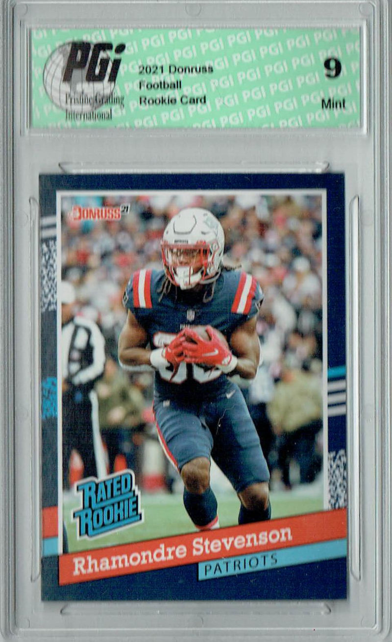PGI 9 Rhamondre Stevenson 2021 Panini Instant #BW30 1/2231 Rated Rookie Card