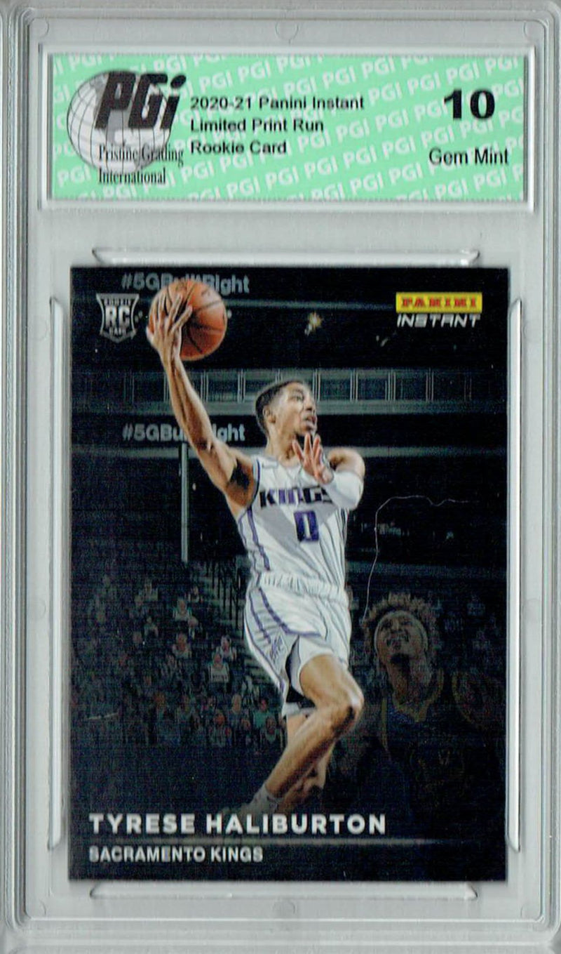 Tyrese Haliburton 2020 Panini Instant #RS12 Spotlight 1/1397 Rookie Card PGI 10