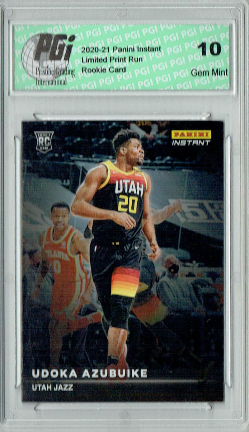 Udoka Azubuike 2020 Panini Instant #RS26 Spotlight 1/1397 Rookie Card PGI 10