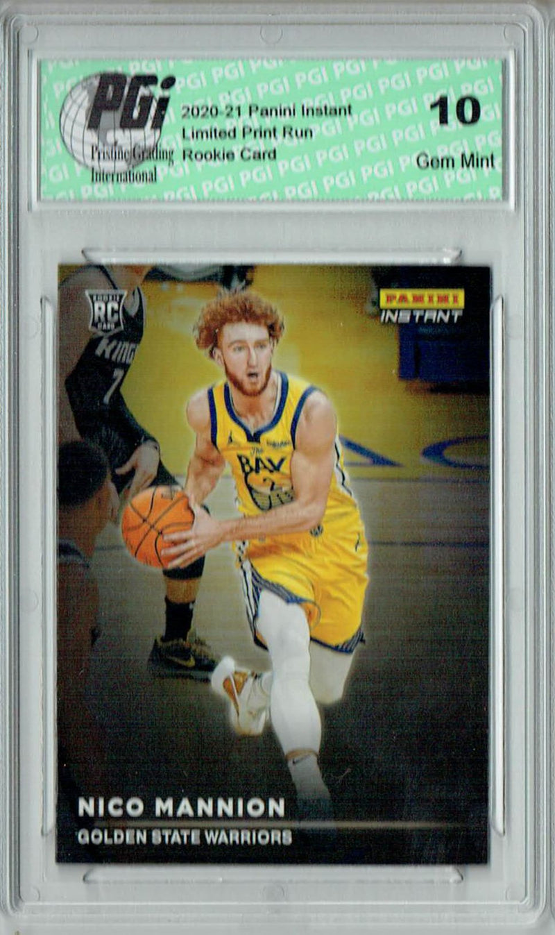 Nico Mannion 2020 Panini Instant #RS34 Spotlight 1/1397 Rookie Card PGI 10