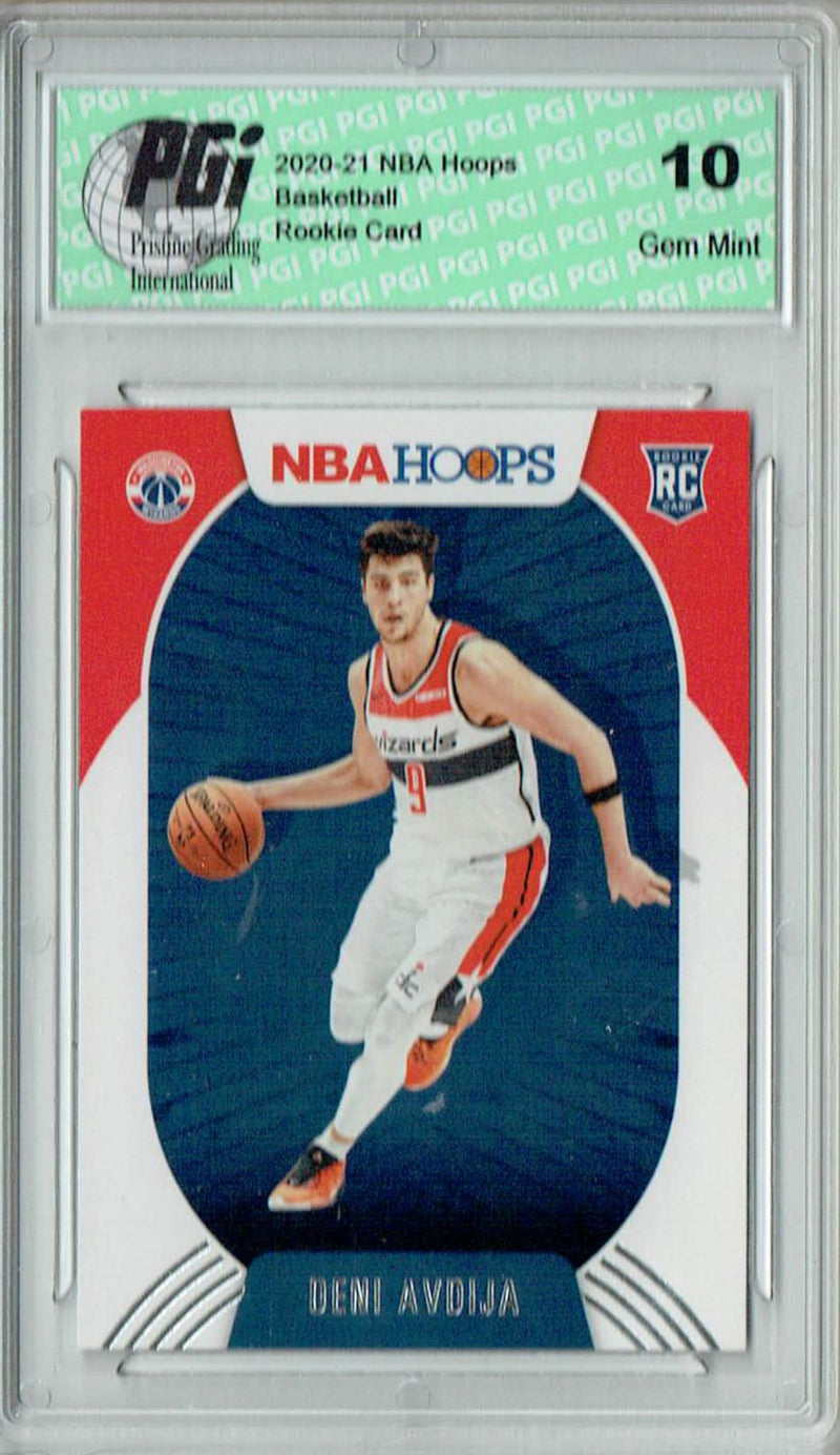 Deni Avdija 2020 NBA Hoops #201 Gem Mint Rookie Card PGI 10