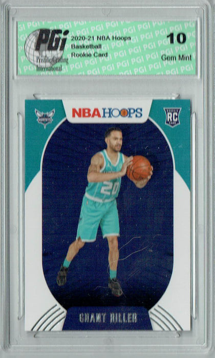 Grant Miller 2020 NBA Hoops #217 Gem Mint Rookie Card PGI 10