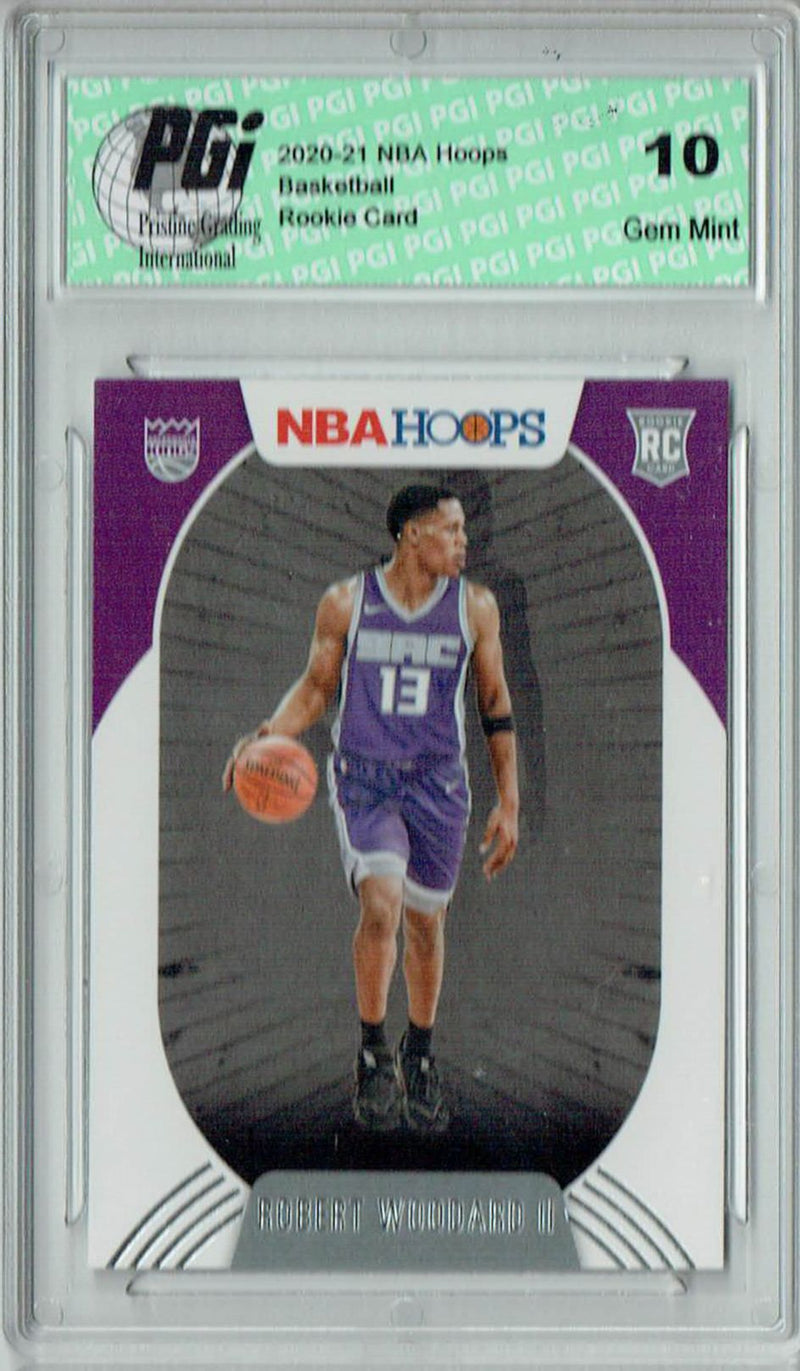 Robert Woodard II 2020 NBA Hoops #231 Gem Mint Rookie Card PGI 10