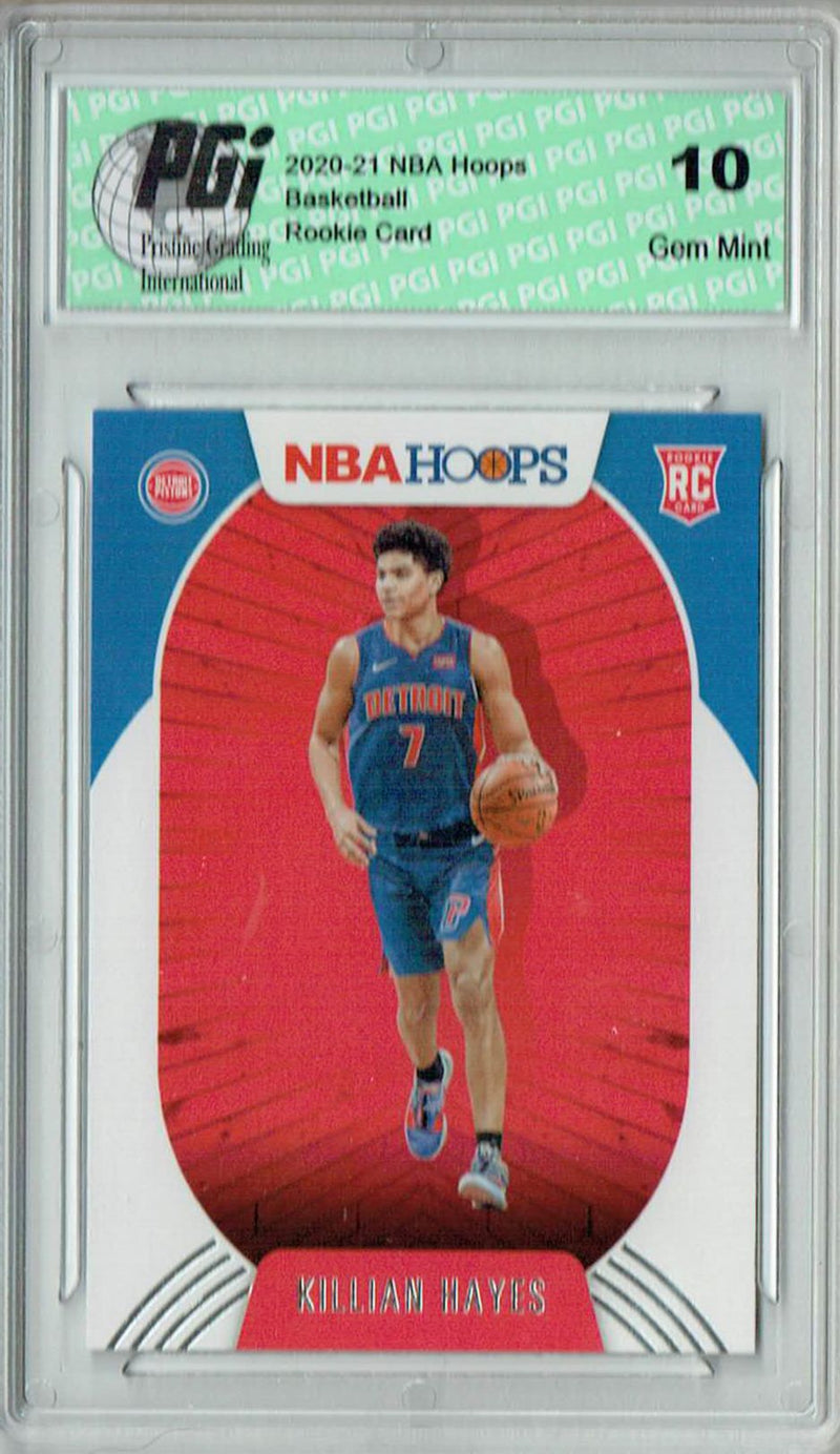 Killian Hayes 2020 NBA Hoops #241 Gem Mint Rookie Card PGI 10