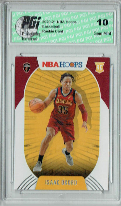 Isaac Okoro 2020 NBA Hoops #244 Gem Mint Rookie Card PGI 10