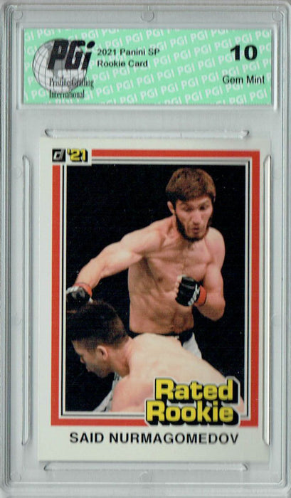 Said Nurmagomedov 2021 Panini Instant #RR33 UFC Rated Rookie Card 1/1320 PGI 10