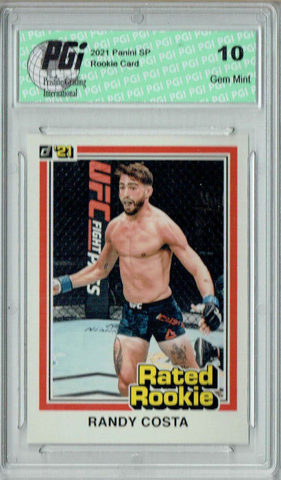 Randy Costa  2021 Panini Instant #RR31 UFC Rated Rookie Card 1/1320 PGI 10