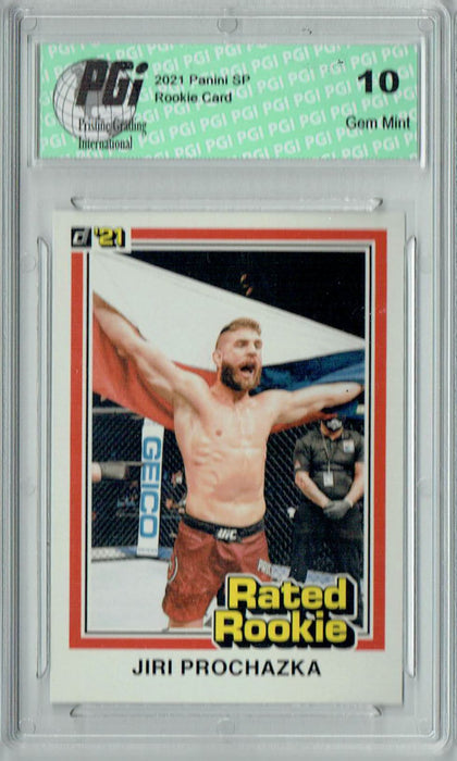 Jiri Prochazka 2021 Panini Instant #RR15 UFC Rated Rookie Card 1/1320 PGI 10