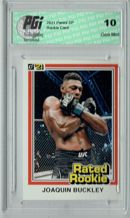 Joaquin Buckley 2021 Panini Instant #RR16 UFC Rated Rookie Card 1/1320 PGI 10