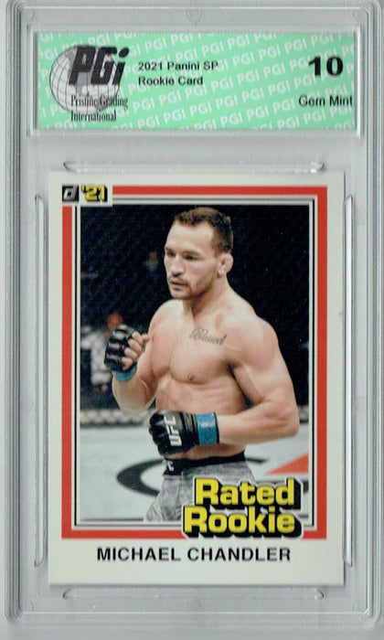 Michael Chandler 2021 Panini Instant #RR26 UFC Rated Rookie Card 1/1320 PGI 10