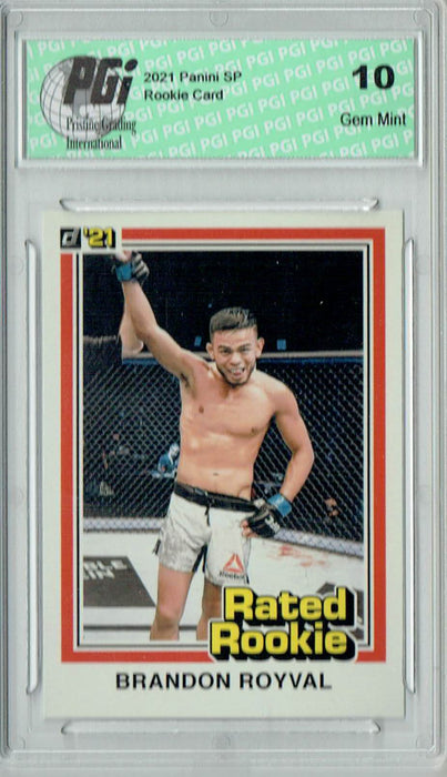 Brandon Royval 2021 Panini Instant #RR4 UFC Rated Rookie Card 1/1320 PGI 10