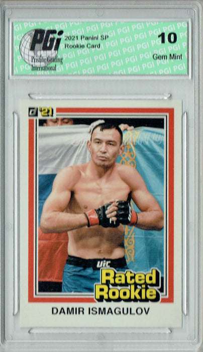 Damir Ismagulov 2021 Panini Instant #RR9 UFC Rated Rookie Card 1/1320 PGI 10