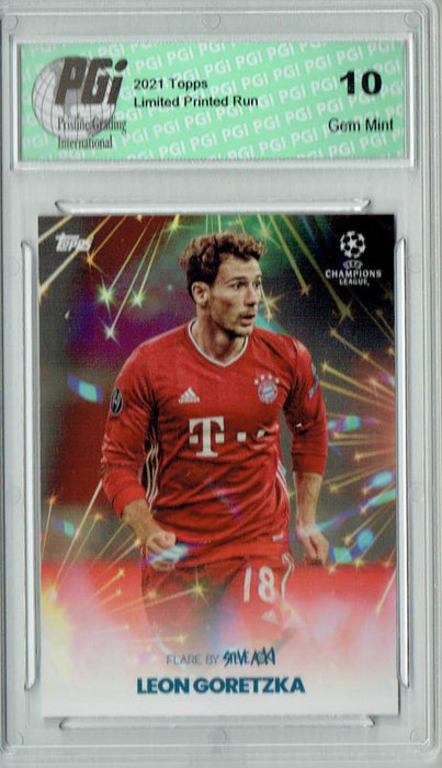 Leon Goretzka 2021 Topps Aoki's Football Festival Rare Trading Card PGI 10