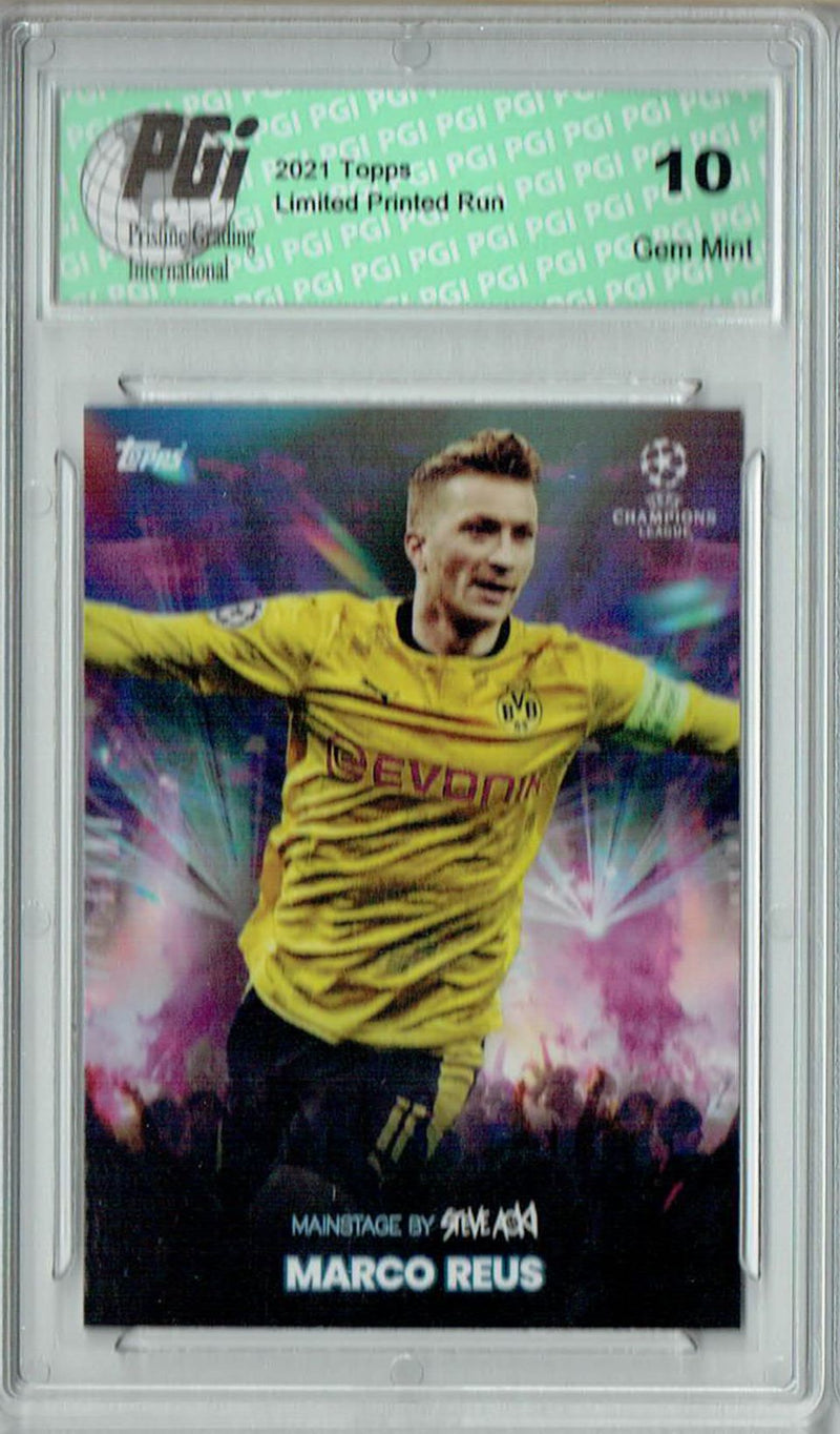 Marco Reus 2021 Topps Aoki's Football Festival Rare Trading Card PGI 10