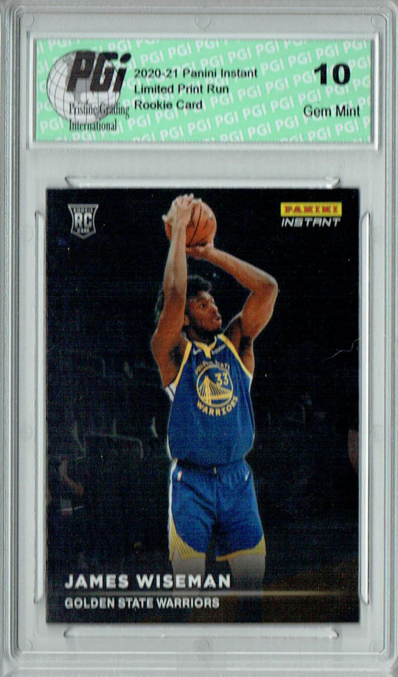 James Wiseman 2020 Panini Instant #RS2 Spotlight 1/1397 Rookie Card PGI 10