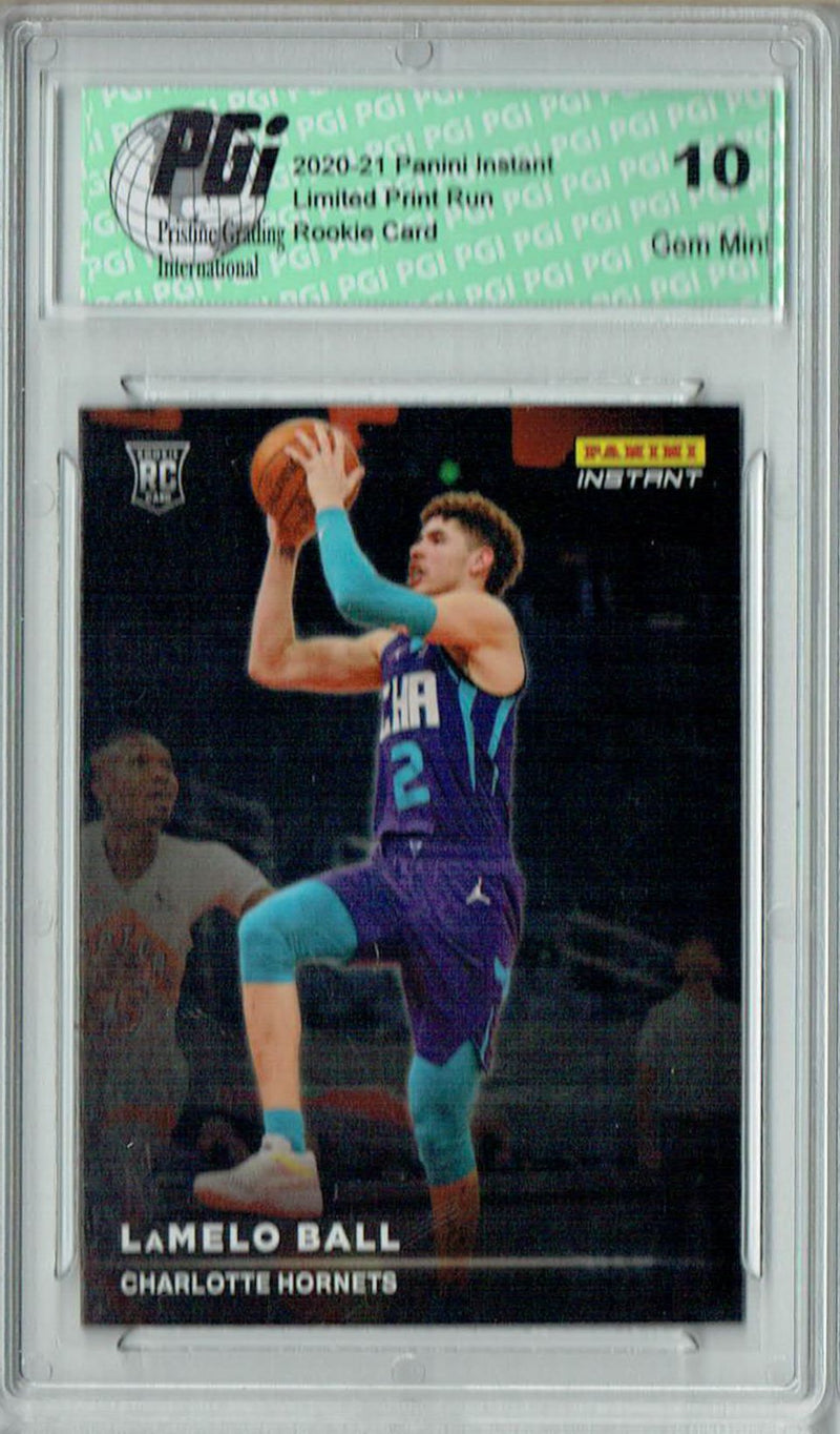 Lamelo Ball 2020 Panini Instant #RS3 Spotlight 1/1397 Rookie Card PGI 10