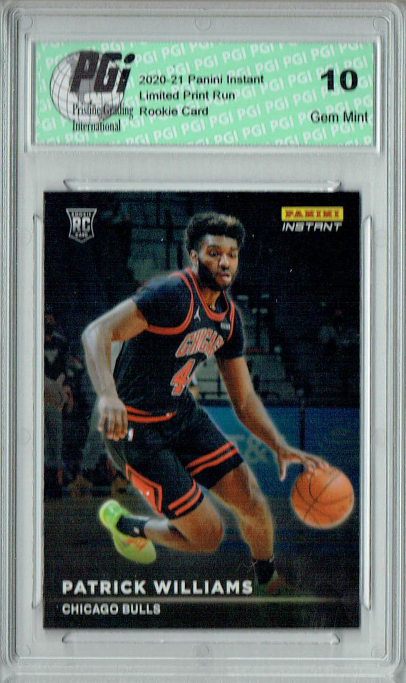 Patrick Williams 2020 Panini Instant #RS4 Spotlight 1/1397 Rookie Card PGI 10