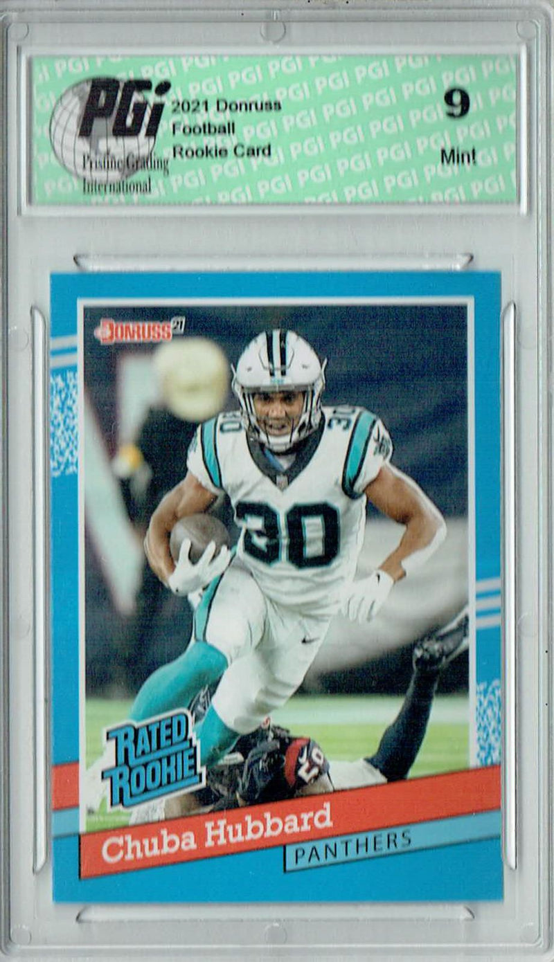 PGI 9 Chuba Hubbard 2021 Panini Instant #BW31 1/2231 Rated Rookie Card