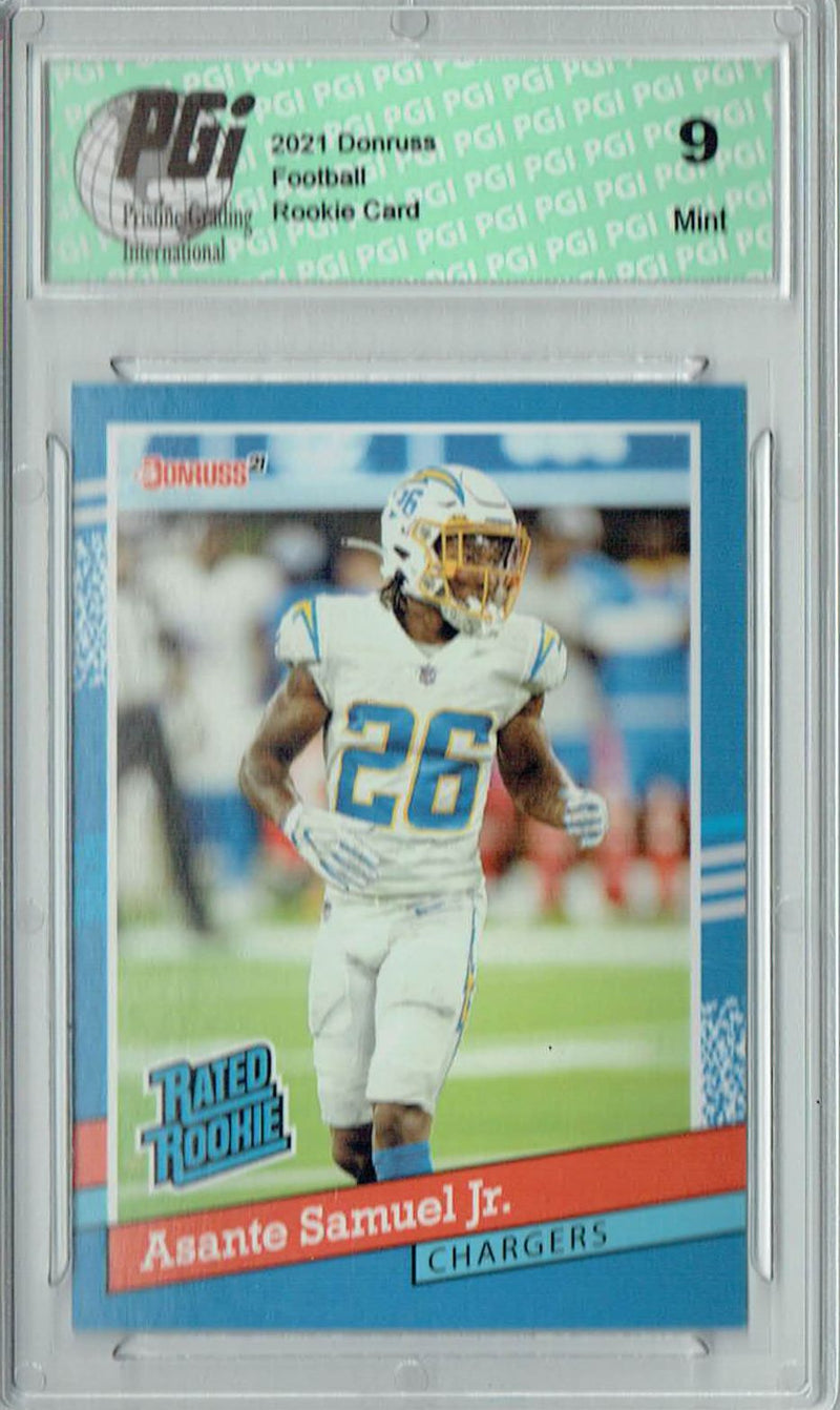 PGI 9 Asante Samuel Jr. 2021 Panini Instant #BW37 1/2231 Rated Rookie Card