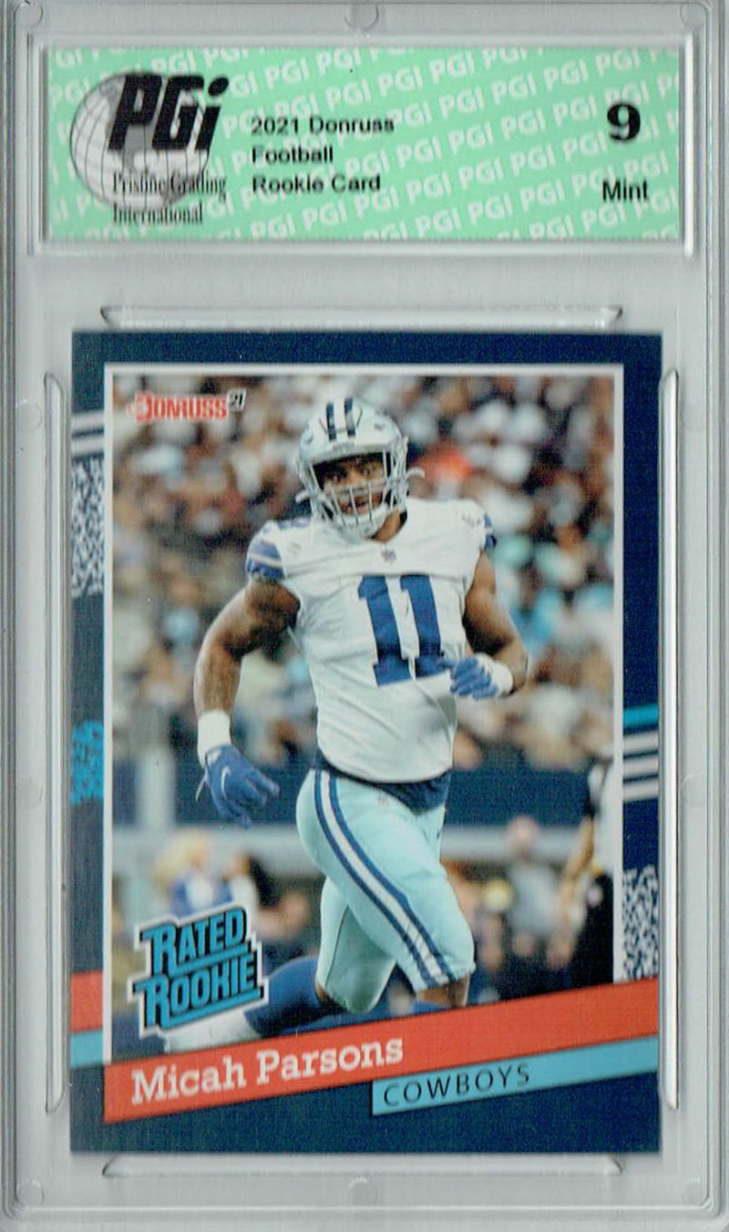 PGI 9 Micah Parsons 2021 Panini Instant #BW35 1/2231 Rated Rookie Card