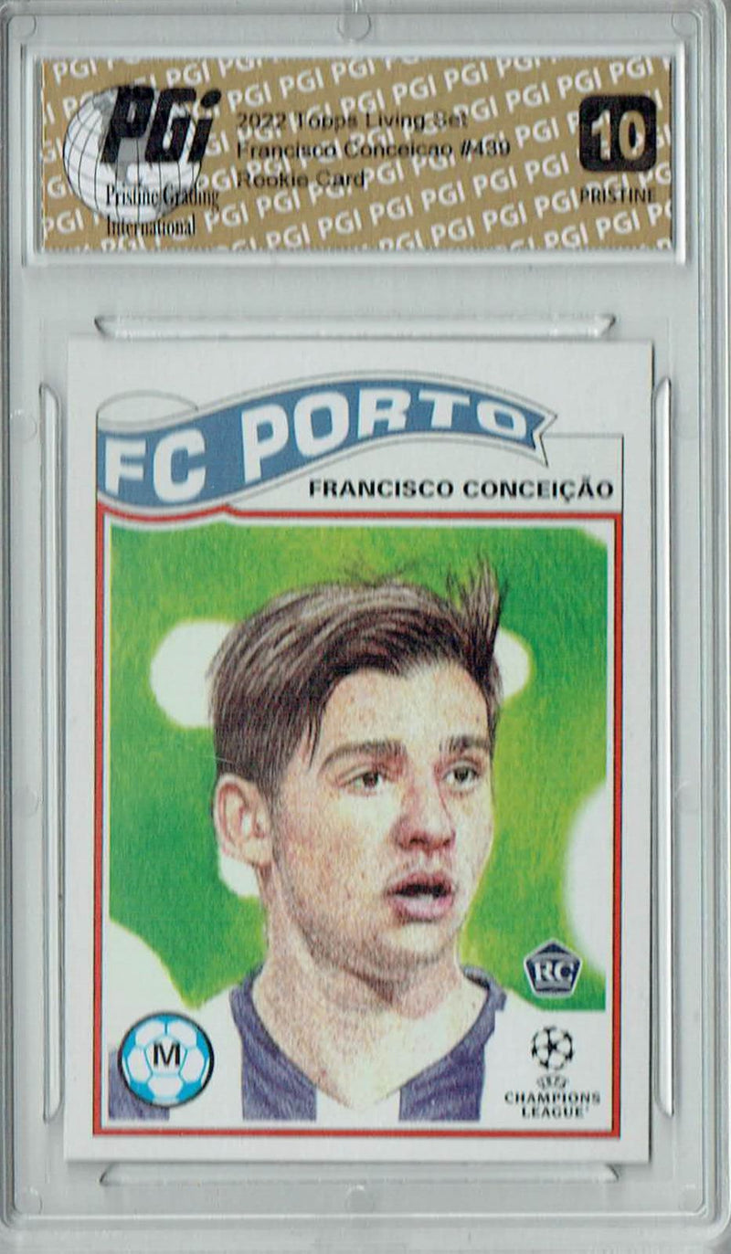 Francisco Conceicao 2022 Topps Living Set #439 PRISTINE Rookie Card PGI 10