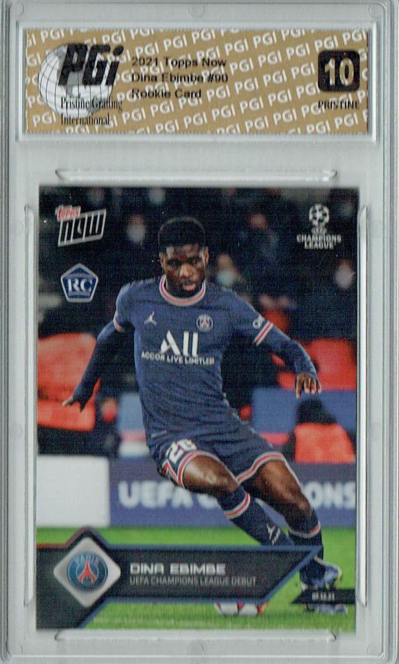 Dina Ebimbe 2021 Topps Now #90 PRISTINE Rookie Card PGI 10