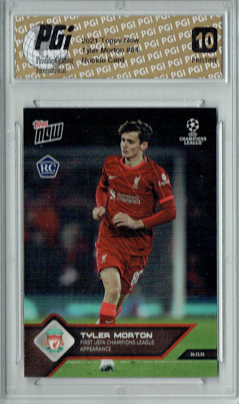 Tyler Morton 2021 Topps Now #84 PRISTINE Rookie Card PGI 10