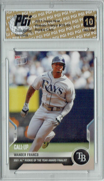 Wander Franco 2021 Topps Now #OS-05 PRISTINE Rookie Card PGI 10