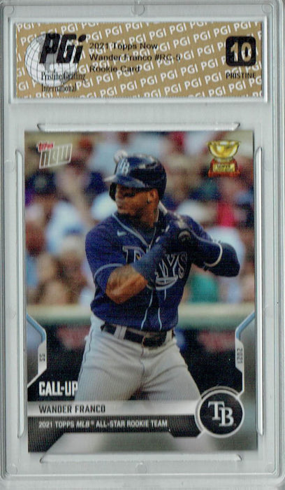 Wander Franco 2021 Topps Now #RC-5 PRISTINE Rookie Card PGI 10