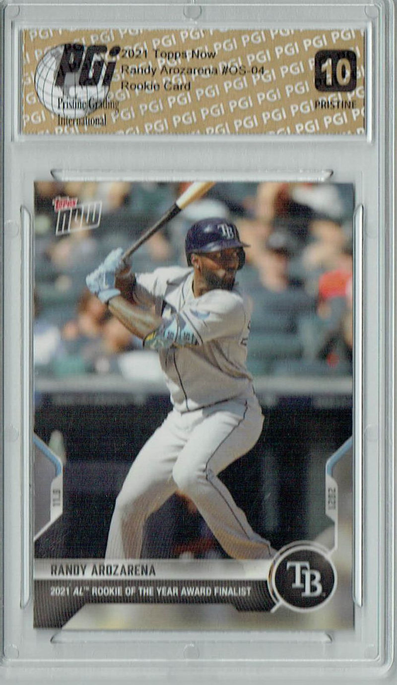 Randy Arozarena 2021 Topps Now #OS-04 PRISTINE Rookie Card PGI 10