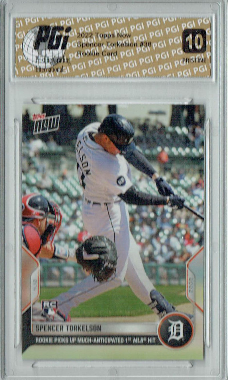 Spencer Torkelson 2022 Topps Now #38 PRISTINE Rookie Card PGI 10