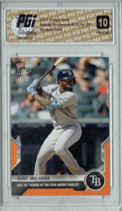 Randy Arozarena 2021 Topps Now 5/5 #OS-04 PRISTINE Rookie Card PGI 10