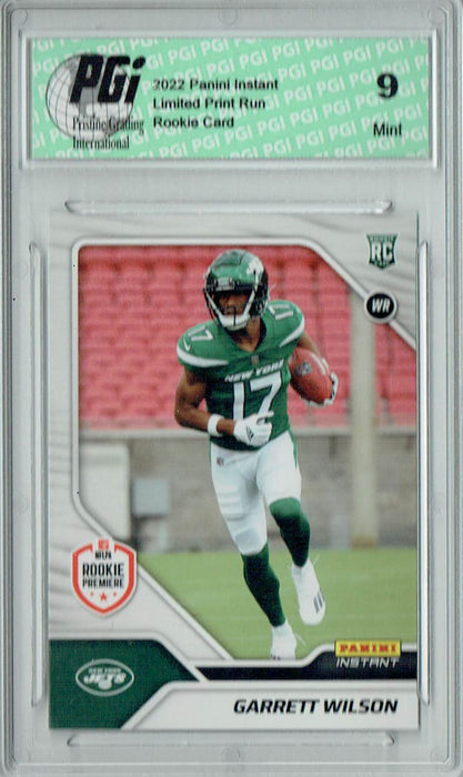 PGI 9 Garrett Wilson  2022 Panini Instant #FL5 First Look 1/969 Rookie Card