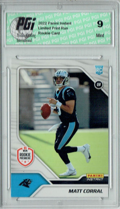 PGI 9 Matt Corral  2022 Panini Instant #FL28 First Look 1/892 Rookie Card