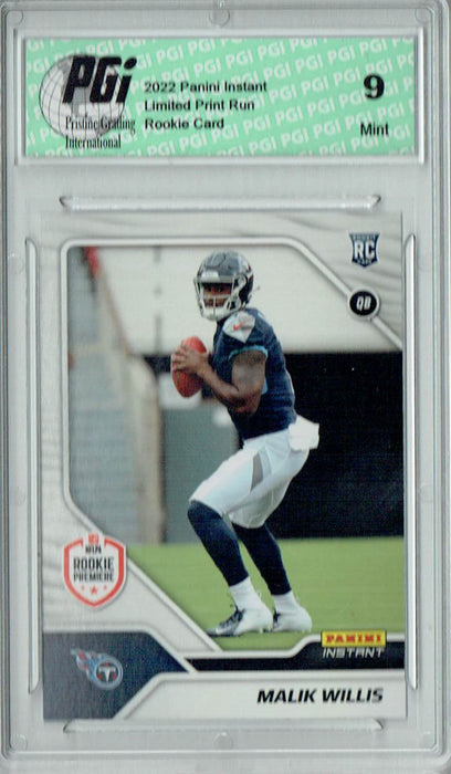 PGI 9 Malik Willis  2022 Panini Instant #FL25 First Look 1/969  Rookie Card
