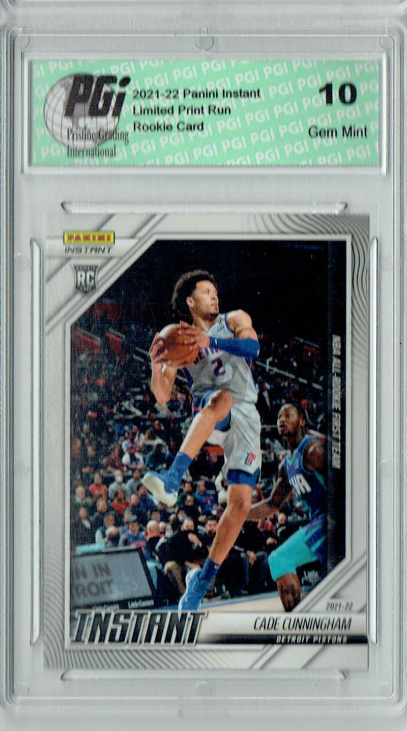 Cade Cunningham 2021 Panini Instant #262 Rookie Team 1/1034 Rookie Card PGI 10